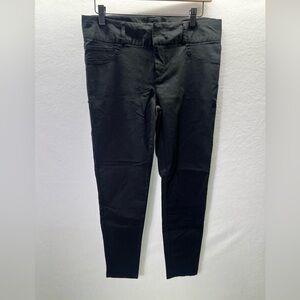 Maurices Black Casual Work Pants Womens 9/10s Short Stretch Office Waitress 2078